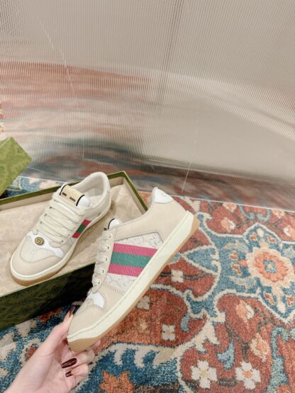 Gucci distressed dirty casual shoes catwalk style - Image 3