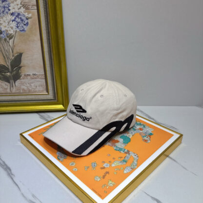 Balenciaga pure cotton Japanese and Korean fashion baseball cap - Image 2