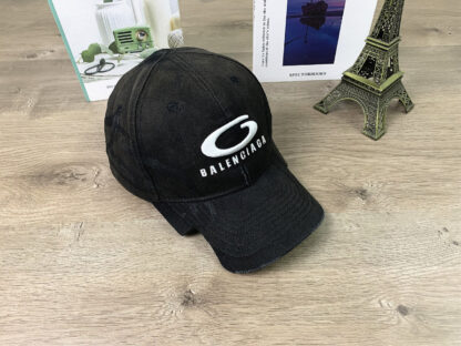 Balenciaga men's and women's casual versatile missing foot embroidered letters baseball cap - Image 2