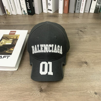 Balenciaga cutaway letter embroidered washed men's and women's casual baseball cap - Image 2