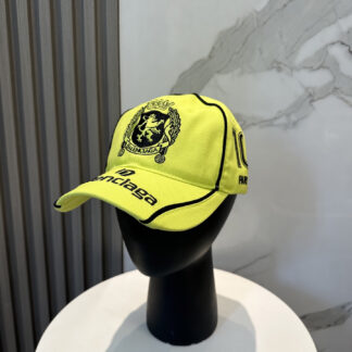 Balenciaga embroidered logo couple baseball cap