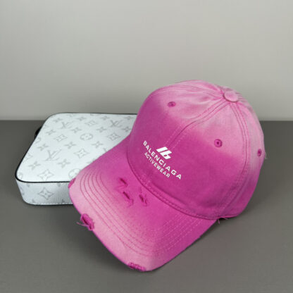 Balenciaga classic quote embroidered couple baseball cap - Image 2
