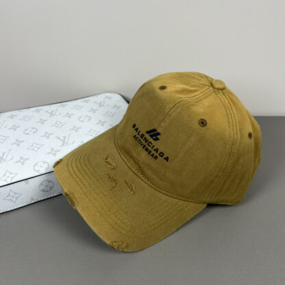Balenciaga classic quote embroidered couple baseball cap - Image 2