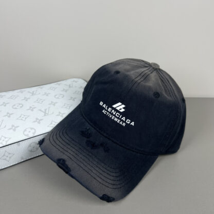 Balenciaga classic quote embroidered couple baseball cap - Image 2