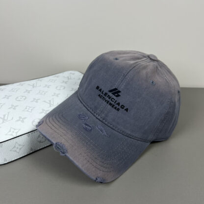 Balenciaga classic quote embroidered couple baseball cap - Image 2