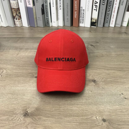 Balenciaga classic letter embroidered soft top versatile cap - Image 2
