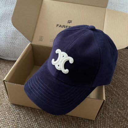 Celine autumn and winter retro hard top baseball cap - Image 2