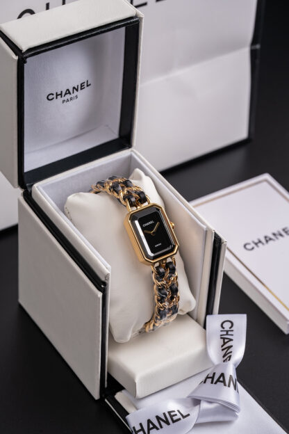 Chanel Black Gold Sugar Cube Women's Watch - Image 3