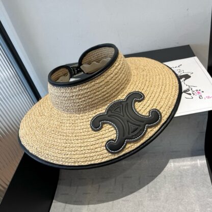 Celine raffia sun hat - Image 2
