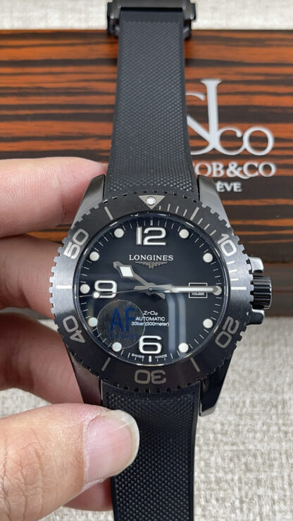 Longines Conquest 43 Black Ceramic Series Watch - Image 3