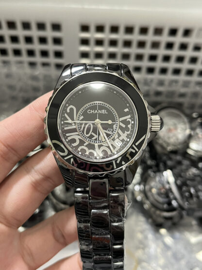 Chanel Black and White Code Quartz Watch - Image 3