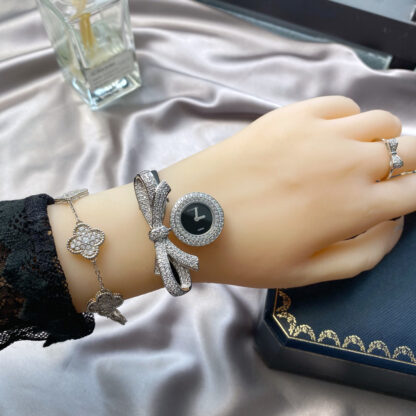 Chanel diamond bow watch - Image 3