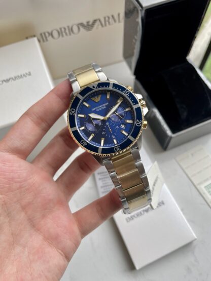 Armani multi-dial design fashion watch - Image 2