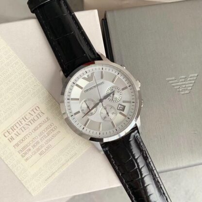 Armani Multi-Function Three-Eye Chronograph Men's Watch - Image 3