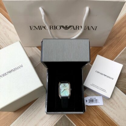 Armani Two-hand Sugar Cube Watch - Image 2