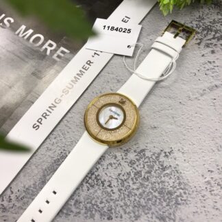 Swarovski starry leather strap women's watch
