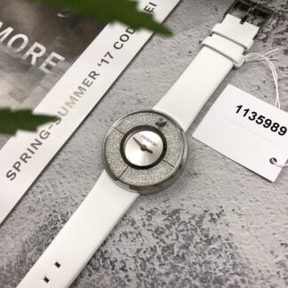 Swarovski starry leather strap women's watch
