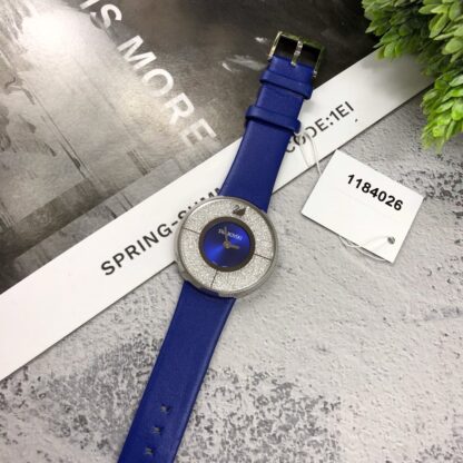 Swarovski starry leather strap women's watch