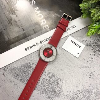 Swarovski starry leather strap women's watch