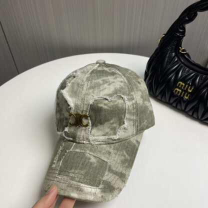 Celine Spring Washed Baseball Cap - Image 2