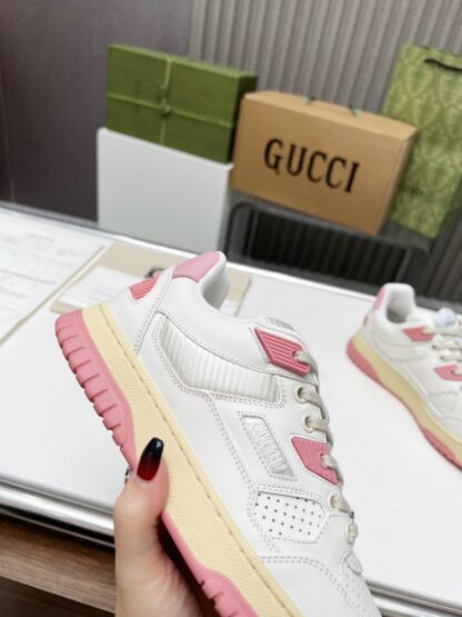 Gucci high and low top distressed sneakers - Image 2