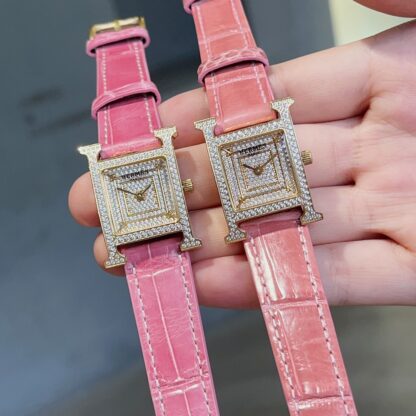 Hermes square dial quartz watch - Image 2