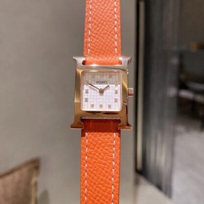 Hermes Square Dial Diamond Quartz Watch - Image 2