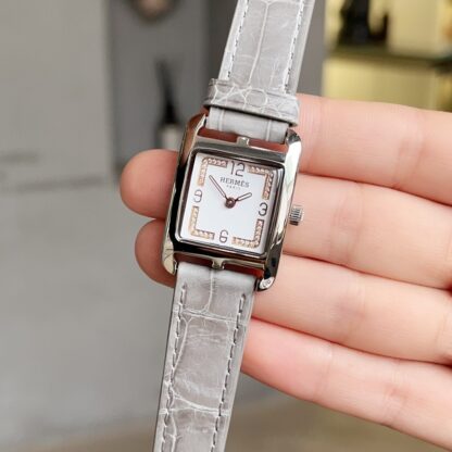 Hermes Square Dial Diamond Quartz Watch - Image 2
