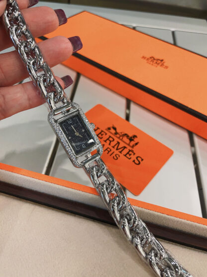 Hermes Simple Diamond Quartz Watch - Image 2