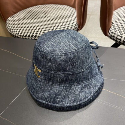 Celine women's autumn and winter elegant bow bucket hat - Image 2