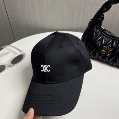 Celine simple letters fashion trend high-end baseball cap - Image 2