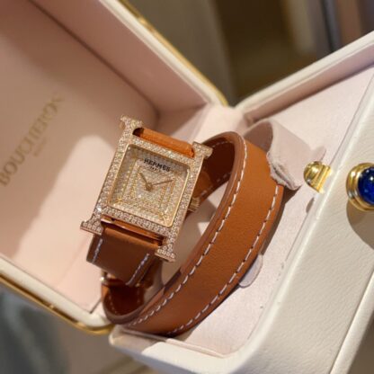 Hermes Temperament Square Dial Quartz Watch - Image 2