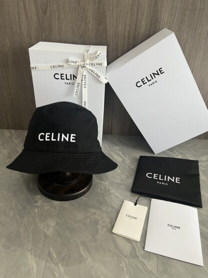 Celine new cotton embroidered bucket hat - Image 2
