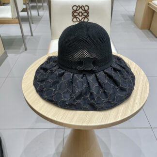 Celine colored plastic sunscreen breathable sun hat