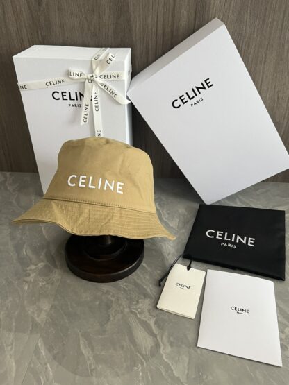 Celine Embroidered Lightweight Bucket Hat - Image 2