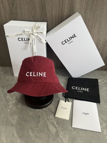 Celine embroidered lightweight bucket hat - Image 2