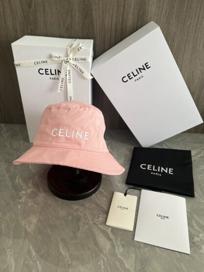 Celine embroidered lightweight bucket hat - Image 2