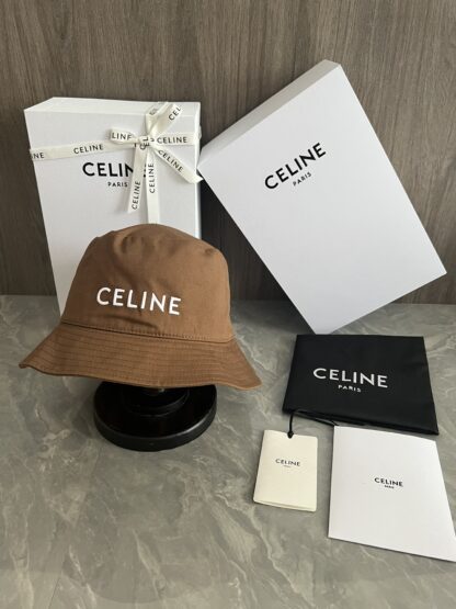 Celine embroidered lightweight bucket hat - Image 2