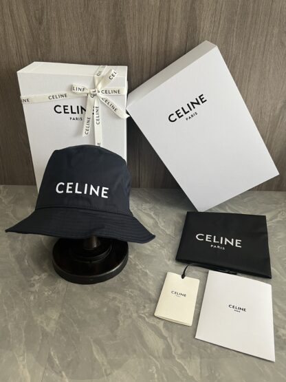 Celine embroidered lightweight bucket hat - Image 2