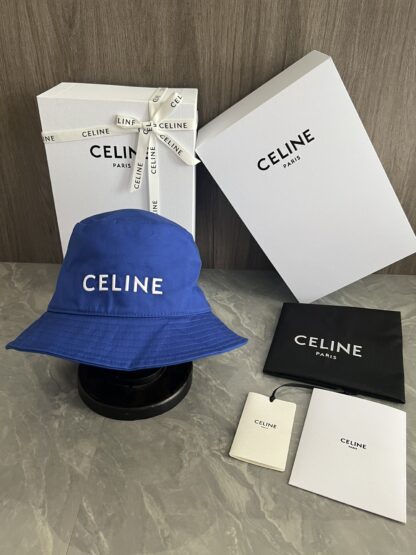 Celine embroidered lightweight bucket hat - Image 2