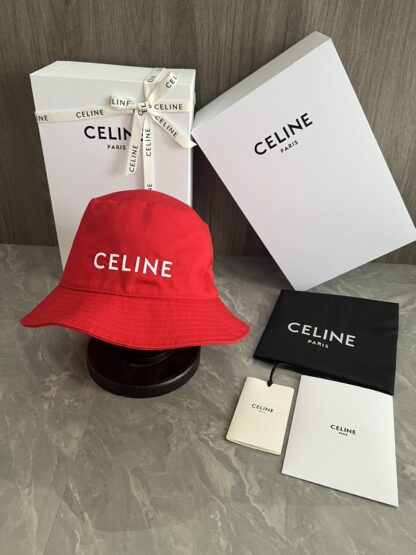 Celine embroidered lightweight bucket hat - Image 2