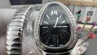 Bulgari Black Snake Watch - Image 2