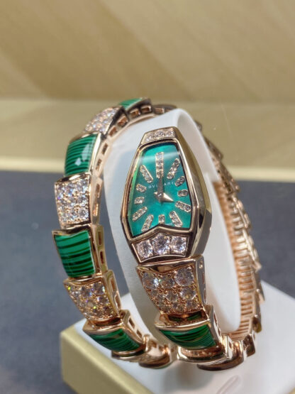 Bulgari Rose Gold Two-Circle Snake Watch - Image 2