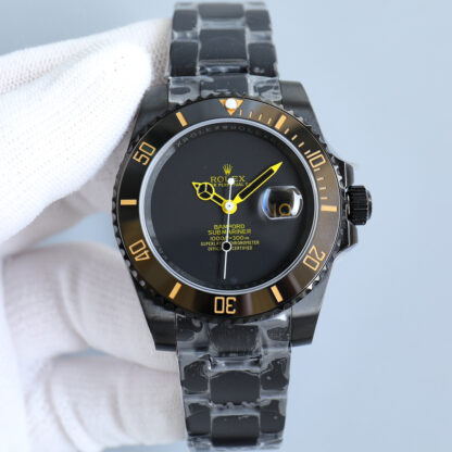 Rolex BLAKEN Submariner Series! Night Black Simple Casual Style - Rolex Carbon Black Steel King - Image 2