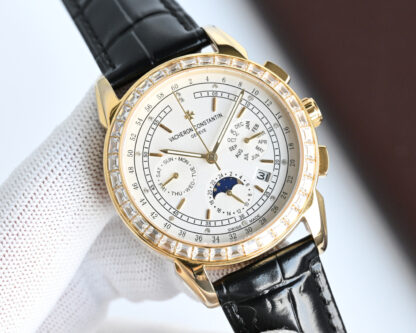 Vacheron Constantin Mechanical watch with moon phase movement - Image 2