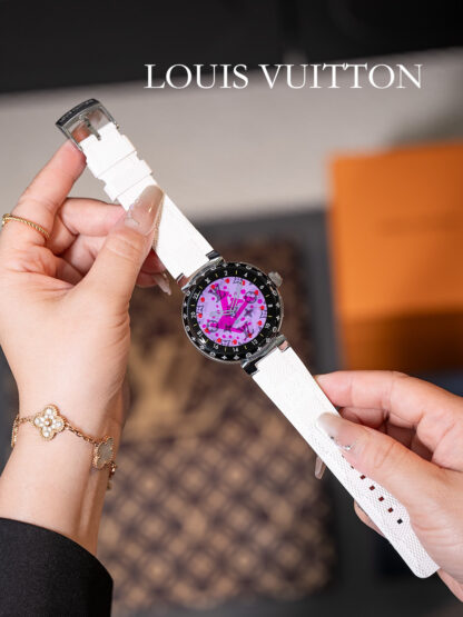 Louis Vuitton Cowhide Quartz Watch - Image 2