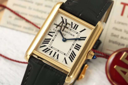 Cartier low-key retro square watch - Image 2