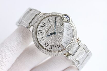 Cartier Luxury Blue Balloon Series Mechanical Watch - Image 2