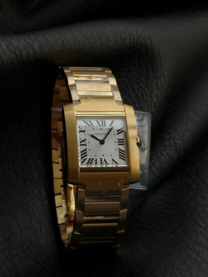 Cartier French Tank Series Gold Round Watch - Image 2
