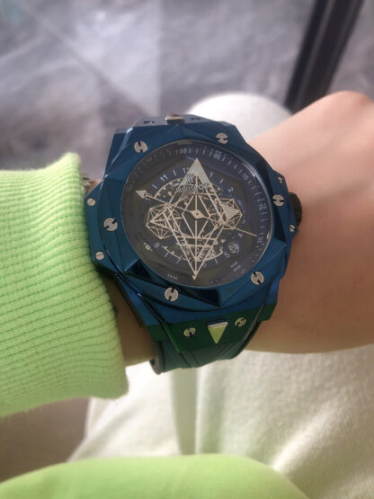 Hublot Big Bang Sang Bleu Ⅱ Tattoo Second Generation Watch - Image 2